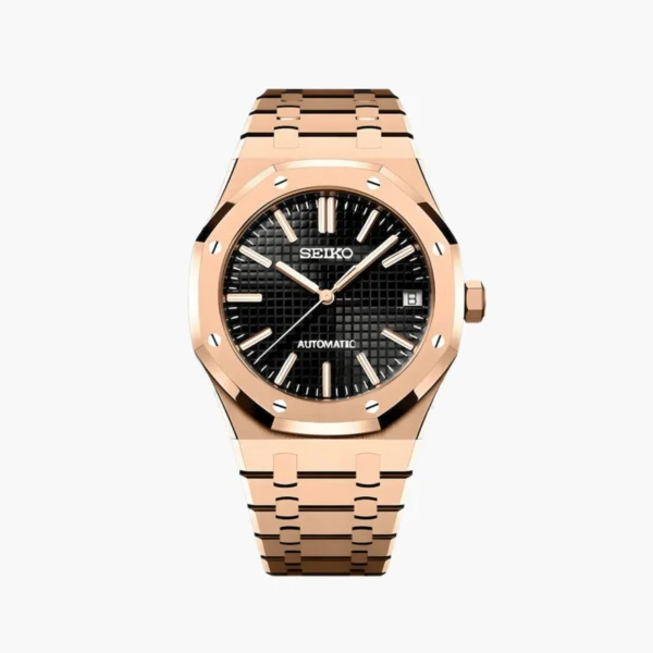 Royal Seikoak Roséguld Svart